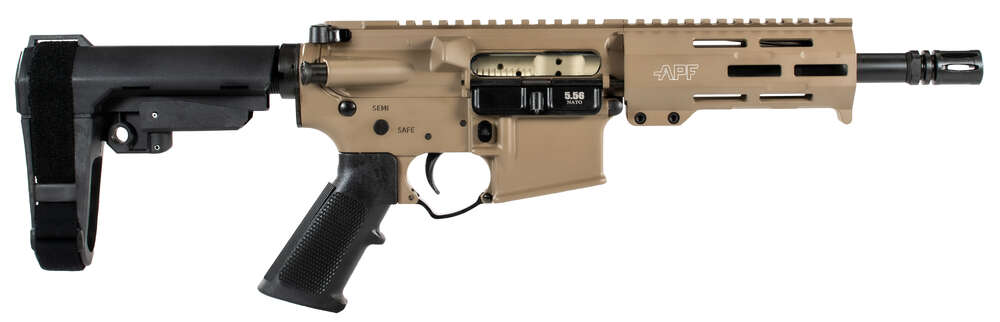 Handguns Alex Pro Firearms ZPAP M70 223Rem|5.56NATO APF 5.56 PISTOL 7.5 FDE W/BRACE • Model: ZPAP M70